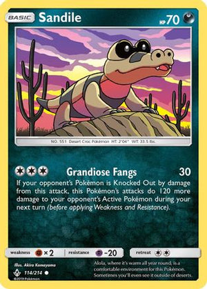 Sandile 114/214 - Unbroken Bonds - Poke-Collect