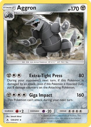 Aggron 125/214 - Unbroken Bonds - Poke-Collect