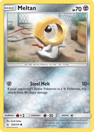 Meltan 128/214 - Unbroken Bonds - Poke-Collect
