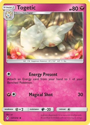 Togetic 137/214 - Unbroken Bonds - Poke-Collect