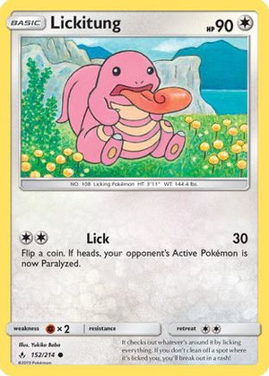 Lickitung 152/214 - Unbroken Bonds Reverse Holofoil - Poke-Collect