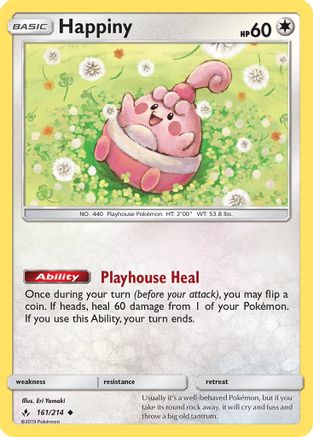 Happiny 161/214 - SM  Unbroken Bonds - Poke-Collect