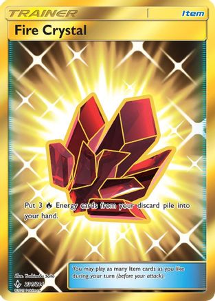 Fire Crystal 231/214 - Unbroken Bonds Holofoil - Poke-Collect