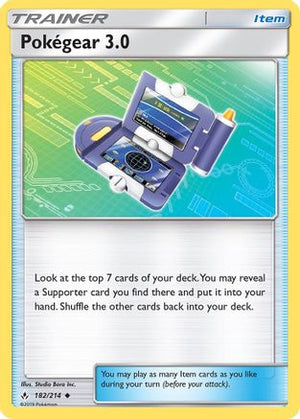 Pokegear 3.0 182/214 - SM  Unbroken Bonds Reverse Holofoil - Poke-Collect