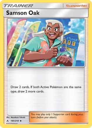Samson Oak 185/214 - SM  Unbroken Bonds - Poke-Collect