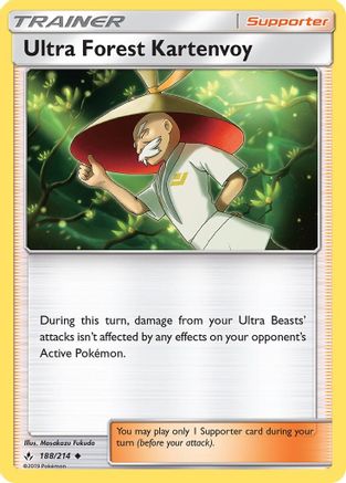 Ultra Forest Kartenvoy 188/214 - Unbroken Bonds Reverse Holofoil - Poke-Collect