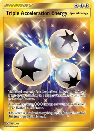 Triple Acceleration Energy 234/214 - Unbroken Bonds Holofoil - Poke-Collect