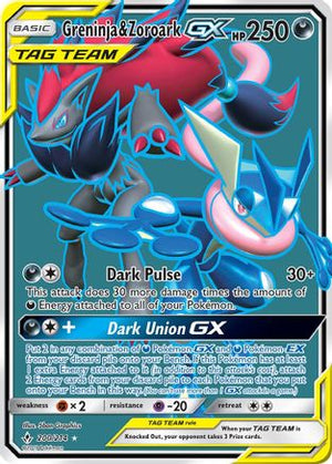 Greninja & Zoroark-GX 200/214 - Unbroken Bonds Holofoil - Poke-Collect
