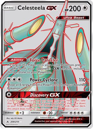 Celesteela-GX 208/214 - Unbroken Bonds Holofoil