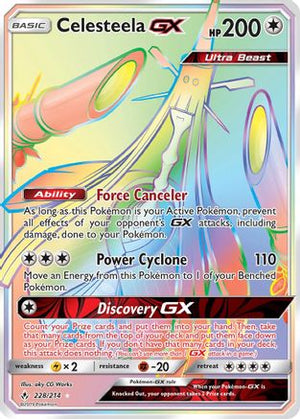 Celesteela-GX 228/214 - Unbroken Bonds Holofoil