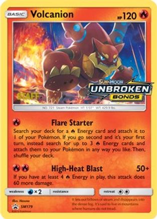 Volcanion - SM179 (Prerelease) [Staff] SM179 - SM Promos Holofoil - Poke-Collect