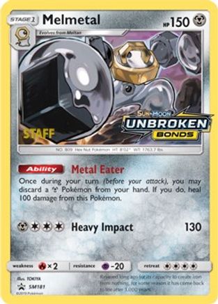 Melmetal - SM181 (Prerelease) [Staff] SM181 - SM Promos Holofoil - Poke-Collect
