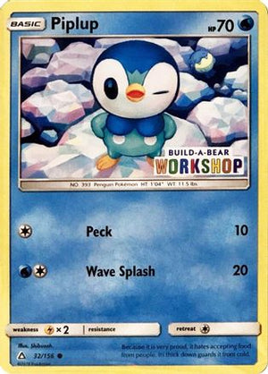 Piplup - 32/156 (Build-A-Bear Workshop Exclusive) 32 - Miscellaneous Cards & Products - Poke-Collect