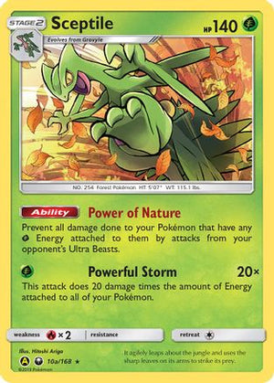 Sceptile 10a/168 - Celestial Storm Holofoil - Poke-Collect