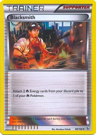 Blacksmith - 88/106 (Sheen Holo) 88 - Miscellaneous Cards & Products Reverse Holofoil - Poke-Collect