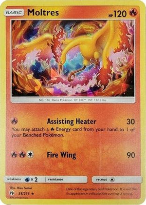 Moltres - 38/214 (Cracked Ice Holo) 38 - Deck Exclusives Holofoil - Poke-Collect