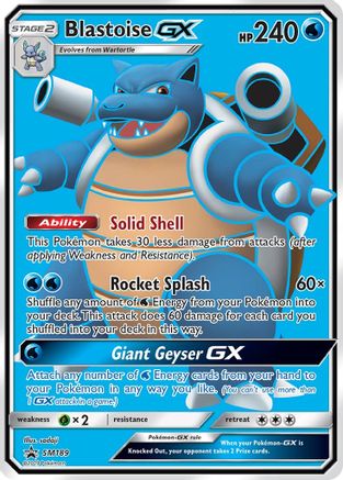 Blastoise-GX SM189/248 - SM Black Star Promos Holofoil - Poke-Collect