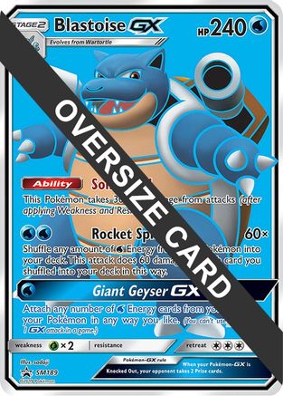 Blastoise GX - SM189 (Black Star Promos) SM189 - Jumbo Cards Holofoil - Poke-Collect