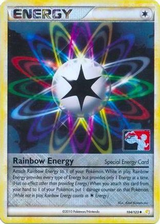 Rainbow Energy - 104/123 (League Promo) 104 - League & Championship Cards Reverse Holofoil - Poke-Collect