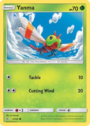 Yanma 2/236 - Unified Minds Reverse Holofoil - Poke-Collect