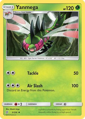 Yanmega 3/236 - Unified Minds - Poke-Collect