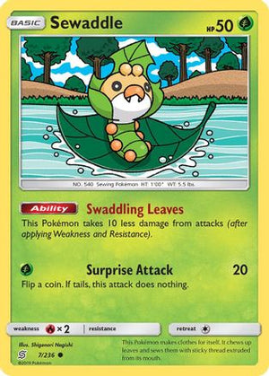 Sewaddle 7/236 - Unified Minds - Poke-Collect