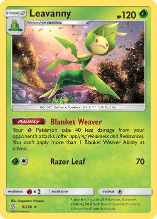 Leavanny 9/236 - SM  Unified Minds - Poke-Collect