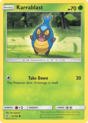 Karrablast 12/236 - SM  Unified Minds - Poke-Collect