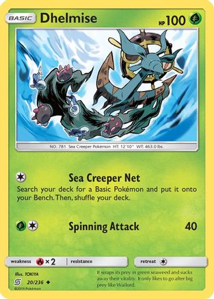 Dhelmise 20/236 - SM  Unified Minds - Poke-Collect