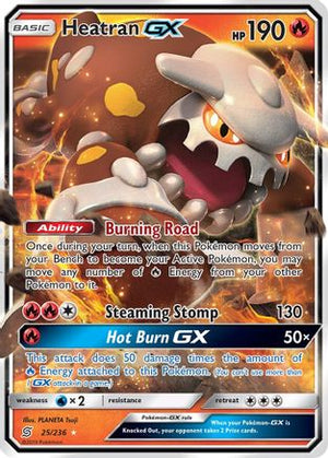 Heatran GX 25/236 - SM  Unified Minds Holofoil - Poke-Collect