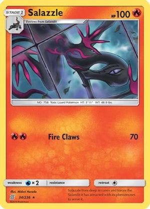 Salazzle 34/236 - Unified Minds Reverse Holofoil - Poke-Collect