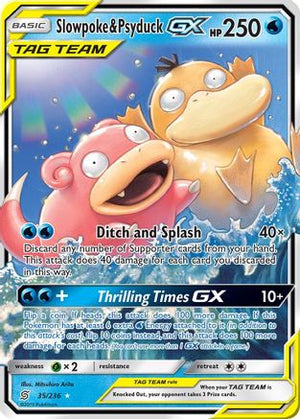 Slowpoke & Psyduck-GX 35/236 - Unified Minds Holofoil - Poke-Collect