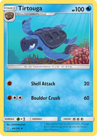 Tirtouga 44/236 - Unified Minds - Poke-Collect