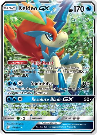 Keldeo GX 47/236 - SM  Unified Minds Holofoil - Poke-Collect