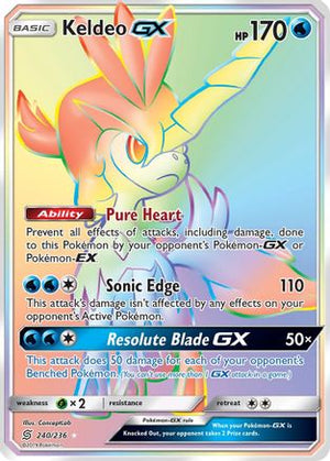 Keldeo-GX 240/236 - Unified Minds Holofoil - Poke-Collect