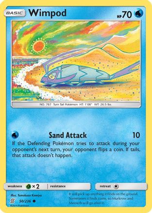 Wimpod 50/236 - Unified Minds Reverse Holofoil - Poke-Collect