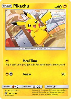 Pikachu 55/236 - Unified Minds Reverse Holofoil - Poke-Collect