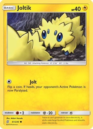 Joltik 61/236 - SM  Unified Minds - Poke-Collect
