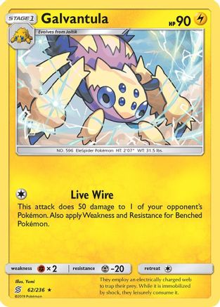 Galvantula 62/236 - SM  Unified Minds - Poke-Collect