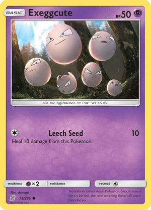 Exeggcute 73/236 - Unified Minds Reverse Holofoil - Poke-Collect
