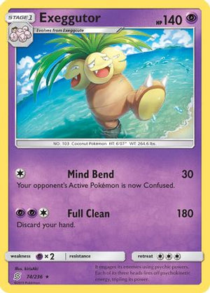 Exeggutor 74/236 - SM  Unified Minds - Poke-Collect