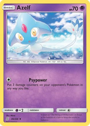 Azelf 85/236 - SM  Unified Minds Reverse Holofoil - Poke-Collect
