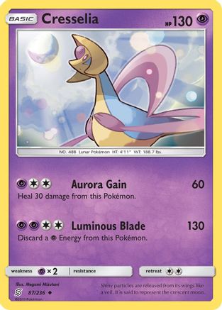 Cresselia 87/236 - SM  Unified Minds - Poke-Collect