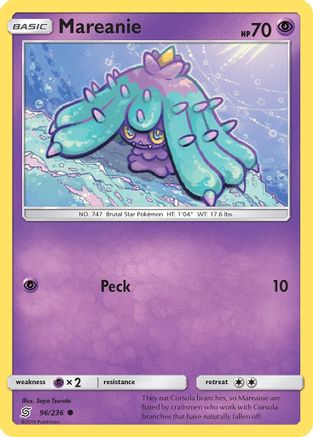 Mareanie 96/236 - SM  Unified Minds - Poke-Collect