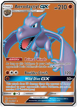 Aerodactyl-GX 224/236 - Unified Minds Holofoil - Poke-Collect