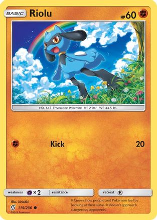 Riolu (115) 115/236 - SM  Unified Minds - Poke-Collect