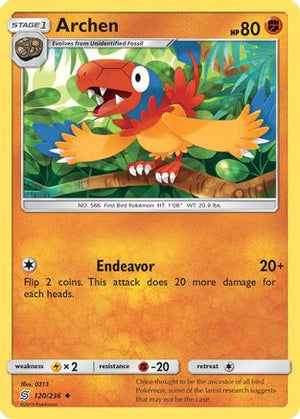 Archen 120/236 - Unified Minds Reverse Holofoil - Poke-Collect
