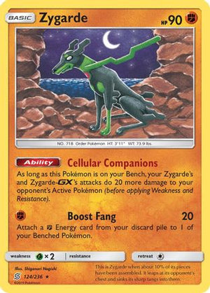 Zygarde 124/236 - Unified Minds - Poke-Collect