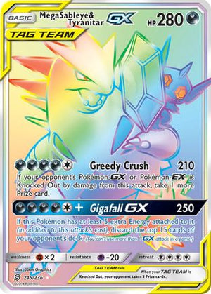 Mega Sableye & Tyranitar-GX 245/236 - Unified Minds Holofoil - Poke-Collect