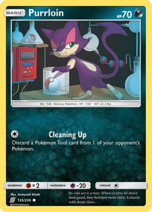 Purrloin 135/236 - SM  Unified Minds - Poke-Collect